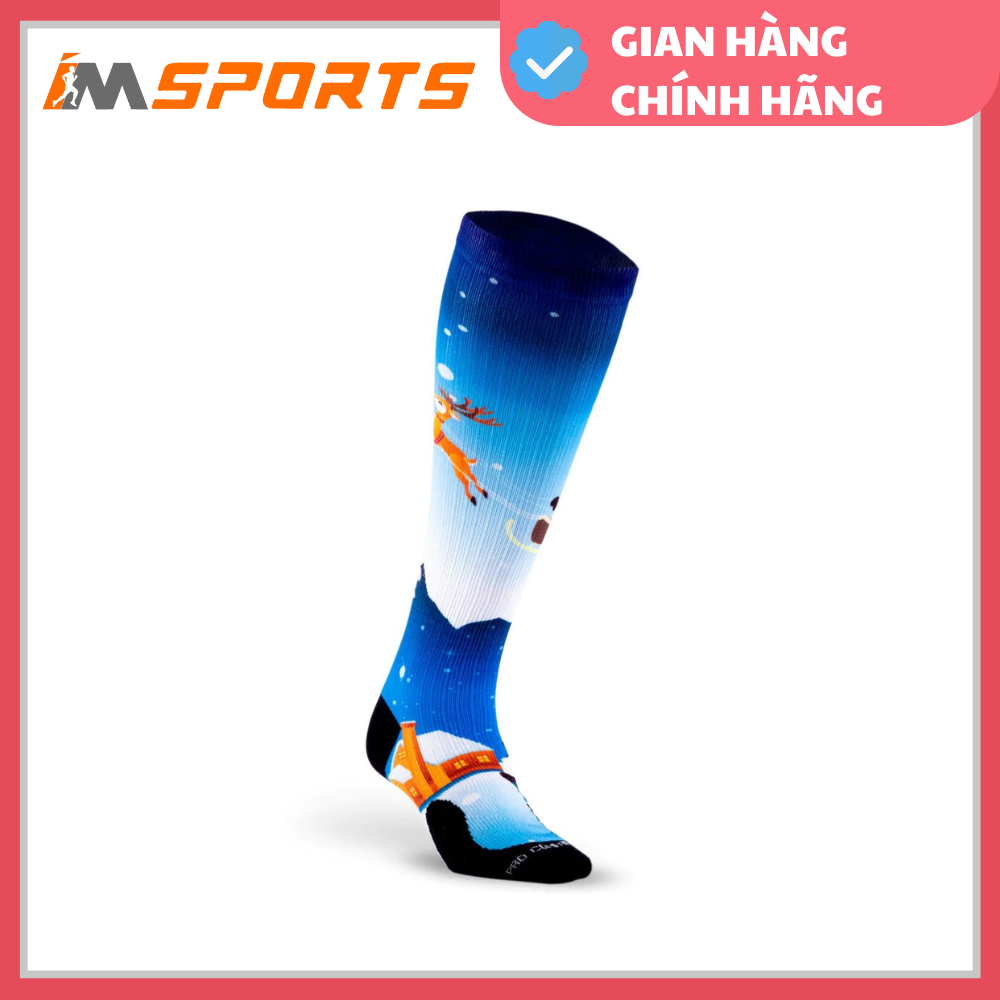 TẤT BÓ CƠ CAO CỔ CHẠY BỘ PRO COMPRESSION BẮP CHÂN 33-40.5CM MADE IN USA