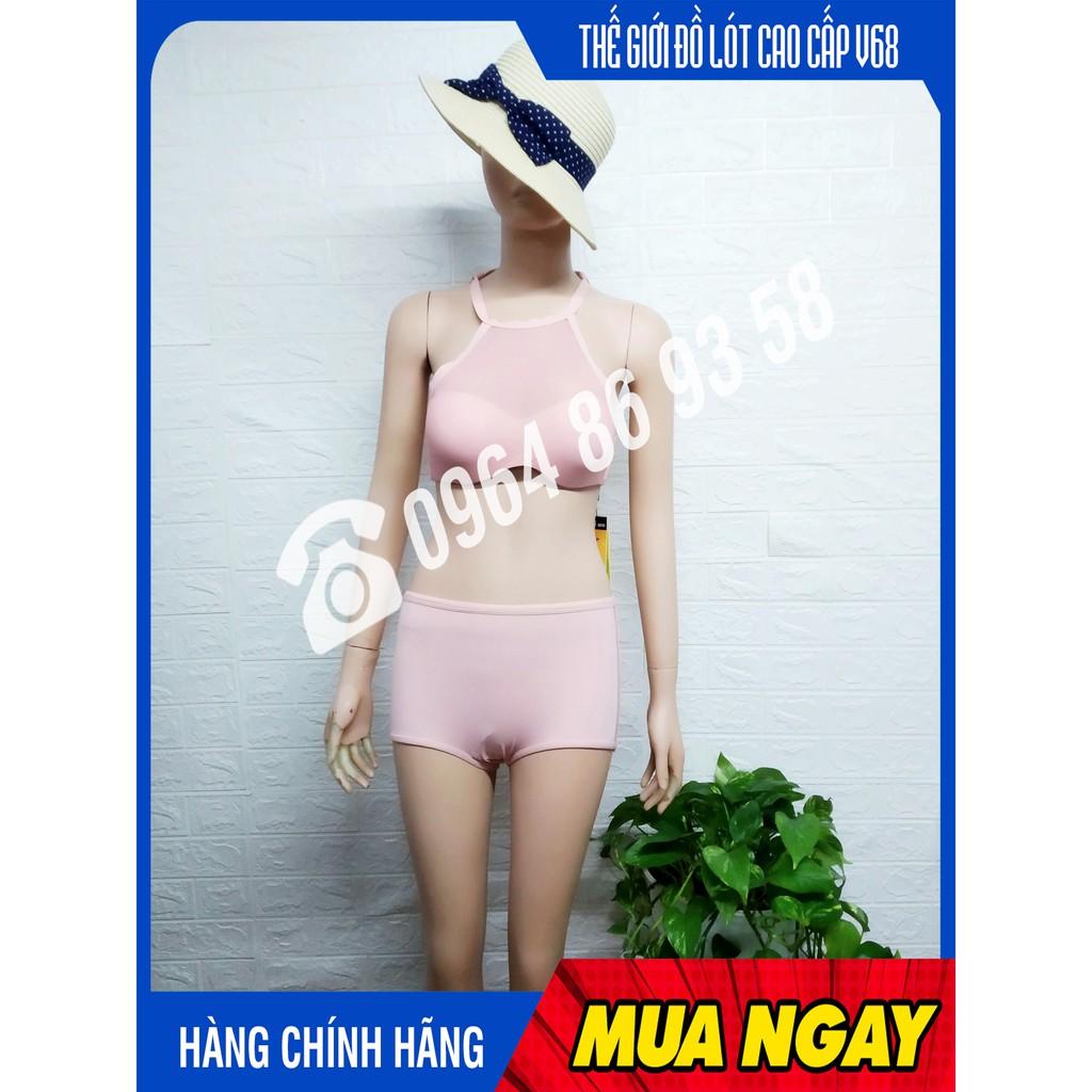 Sét bơi nữ cao cấp 2 mảnh hồng phấn của Nga