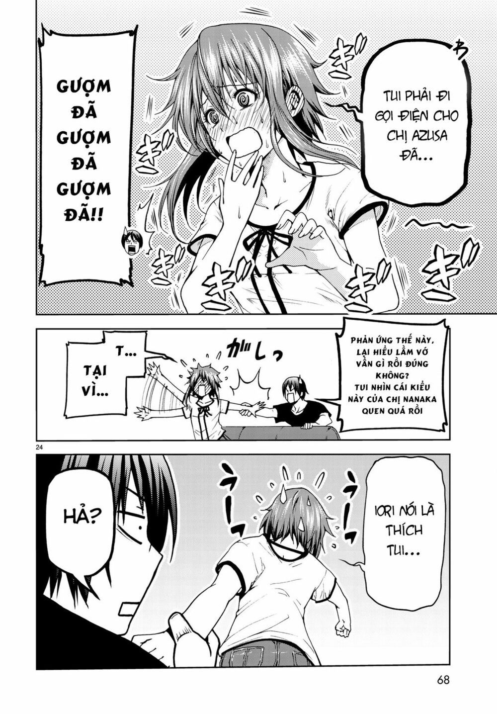 cô gái thích lặn - grand blue chapter 45 24