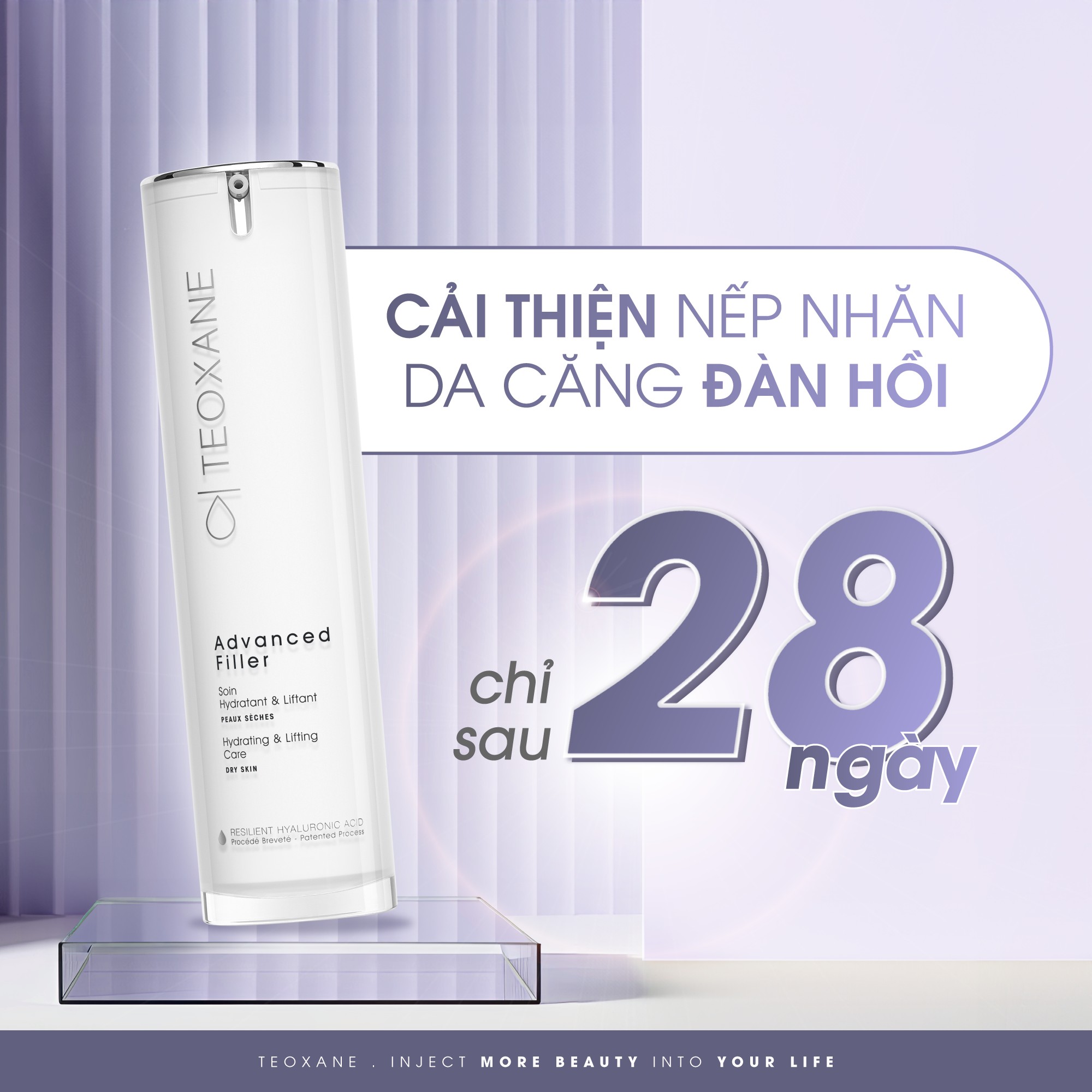 Kem dưỡng da chống nhăn ban ngày cho da khô Teoxane Advanced Filler Dry Skin 50ml