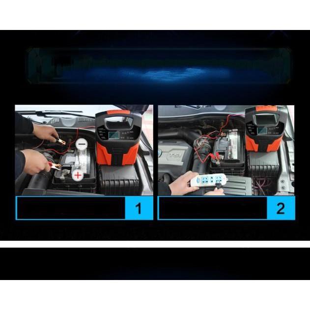 Thiết bị sạc bình ắc quy 12v/24v xe máy, ô tô, xe tải - Home and Garden