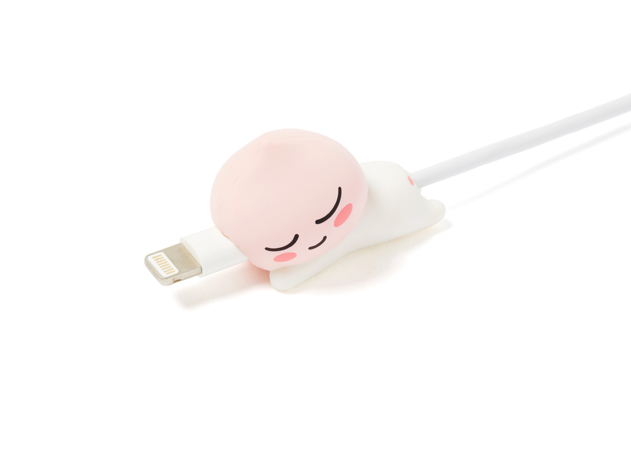 Bộ Bảo Vệ Cáp Sạc Kèm Dây Cáp Micro USB Apeach Kakao Friends Hàng Chính Hãng