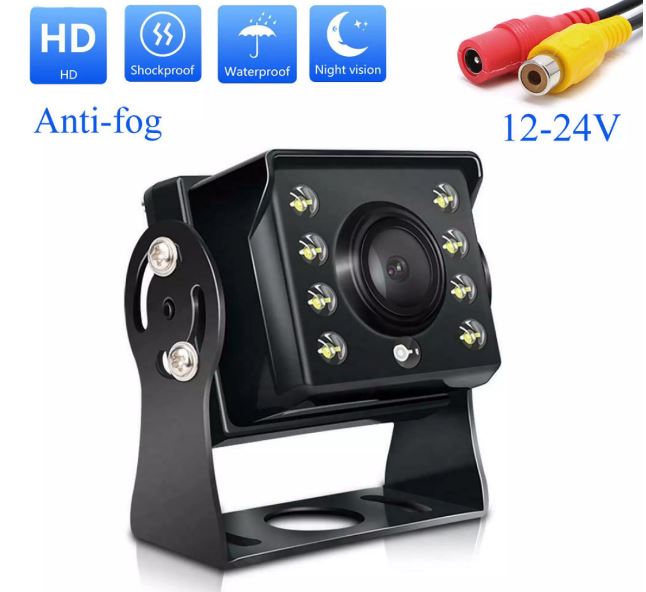 Camera lùi xe tải 8 đèn Led hỗ trợ quay đêm kèm dầy AV15m