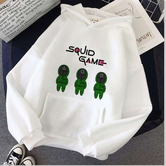 Áo Squid Game Trò Chơi Con Mực - Áo Hoodie Squid Game Form Dáng Rộng Nam Nữ