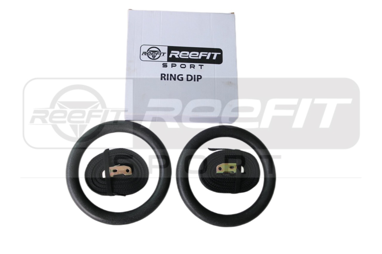 Bộ vòng xà tay tập thể lực Ring Dip reefit màu đen