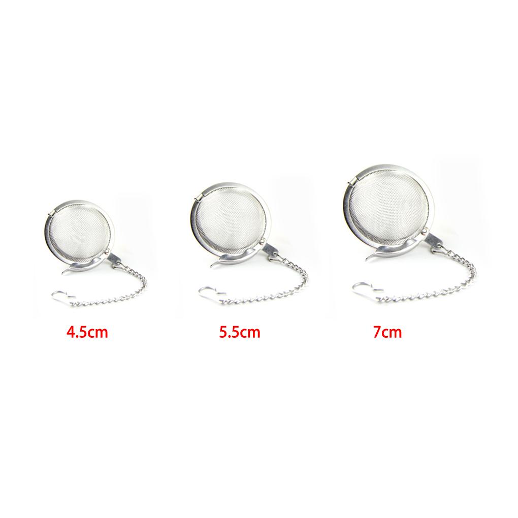 3pcs thép không gỉ phin pha cà phê chè lưới chuỗi lọc bìa bóng injector