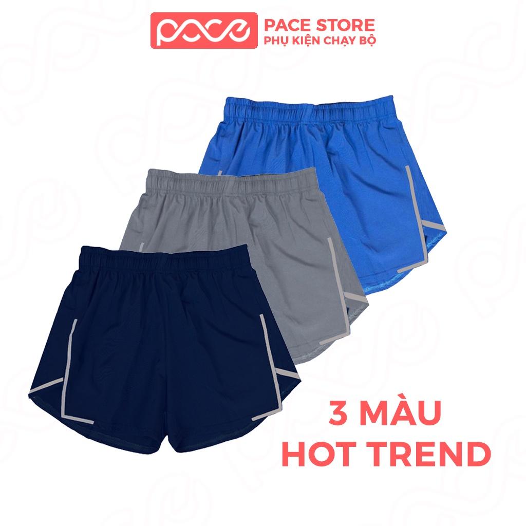 Quần chạy bộ nam quần short thể thao nam FAST Running 1 lớp siêu nhẹ, siêu thoáng mát