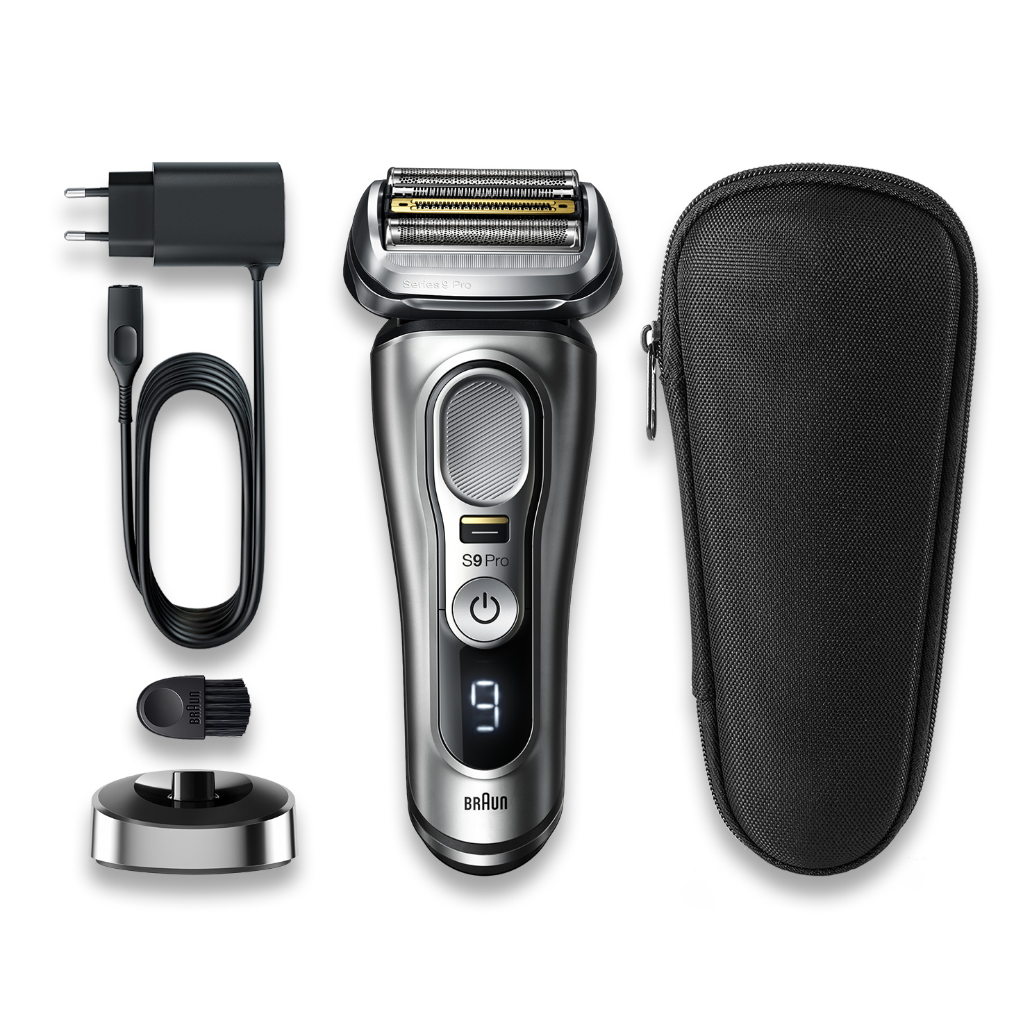 Máy cạo râu điện Braun Series 9 Pro 9417 Wet & Dry Made In Germany Hàng Chính Hãng