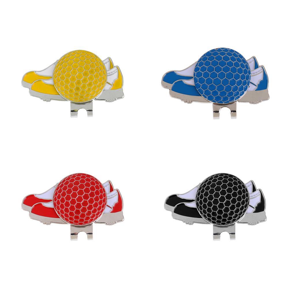 3x Shoe Design Golf Hat Clip with Ball Marker Golfer Gift NEW