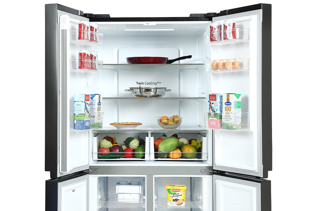Tủ lạnh Samsung Multidoor 488L RF48A4000B4 - Hàng chính hãng - Giao toàn quốc