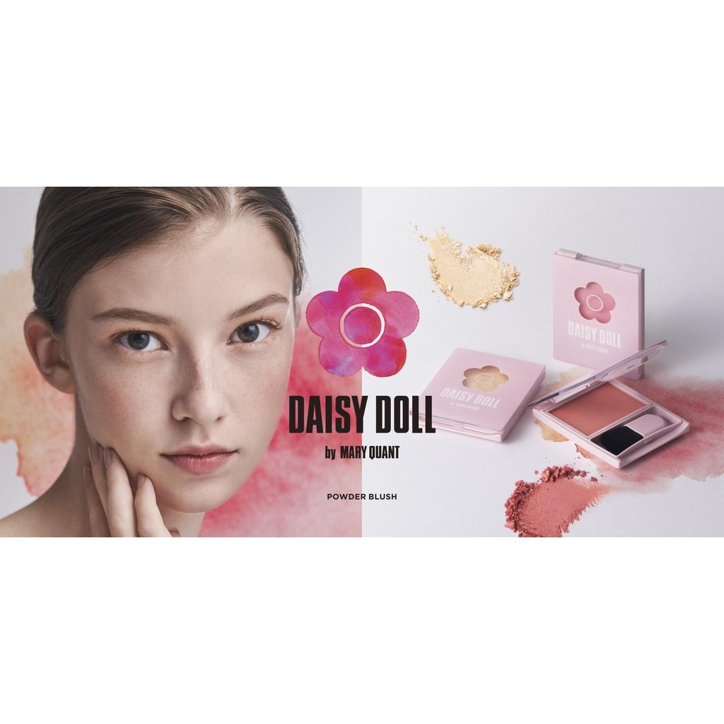 Phấn Má Hồng Daisy Doll By Mary Quant Nhật Bản Màu GD-01 Sheer Gold Siêu Mịn Hộp Kèm Cọ 8.3g