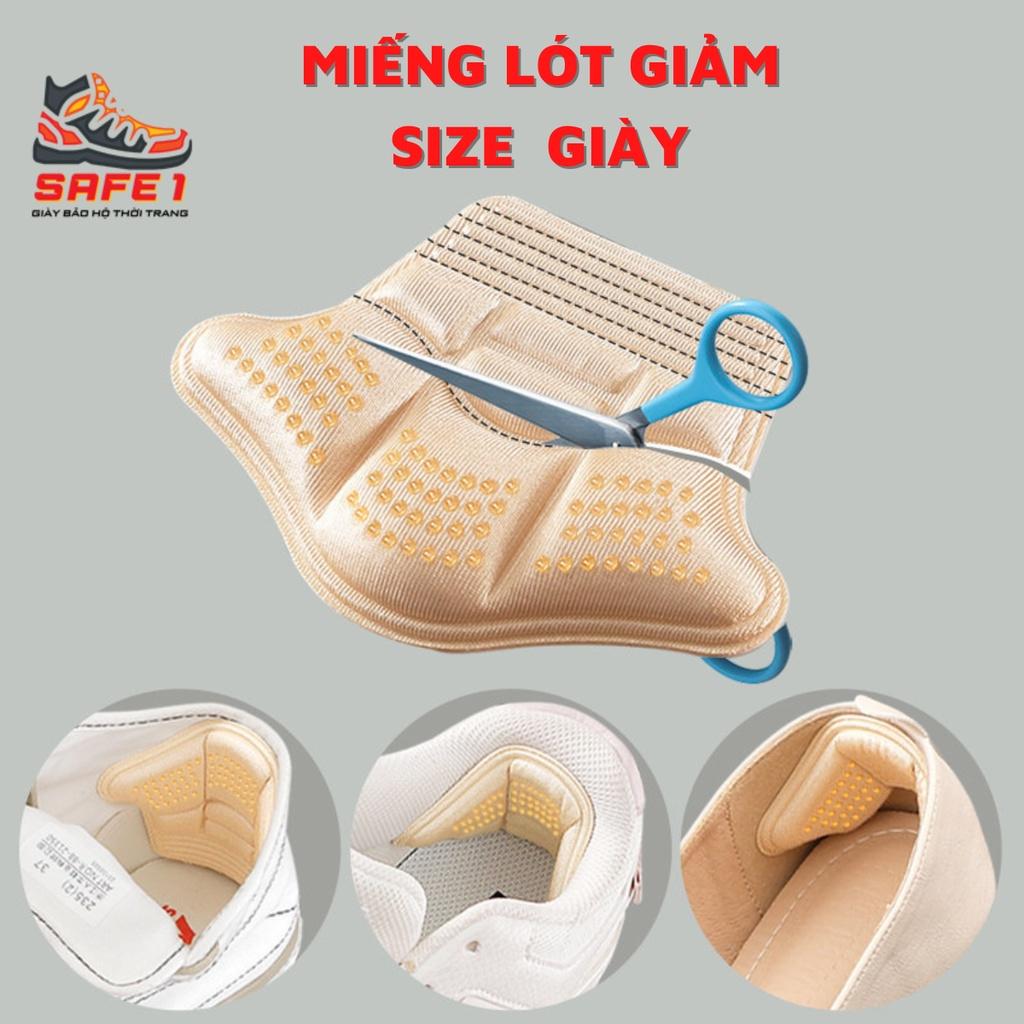 Miếng lót giày chống rộng, đệm gót giảm size giày. Chất liệu eva êm chân