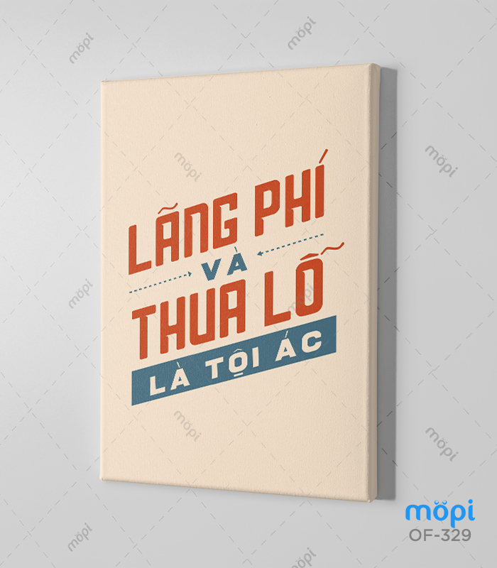 Bộ 03 Tranh Canvas Mopi Trang Trí Văn Phòng Làm Việc - Chủ Đề Sale, Chăm Sóc Khách Hàng, Quảng Cáo (Bộ 3 Tranh 45x60cm)