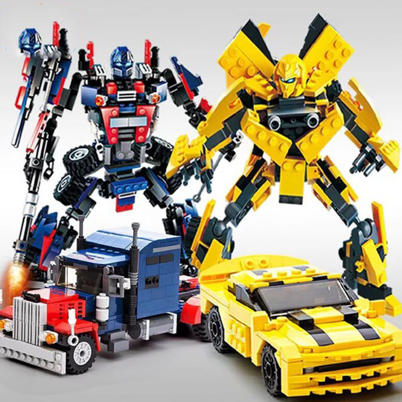 Bộ Đồ Chơi Cho Bé Thỏa Sức Sáng Tạo Lắp Ghép Robot Biến Hình Transformers Siêu Ngầu 8711