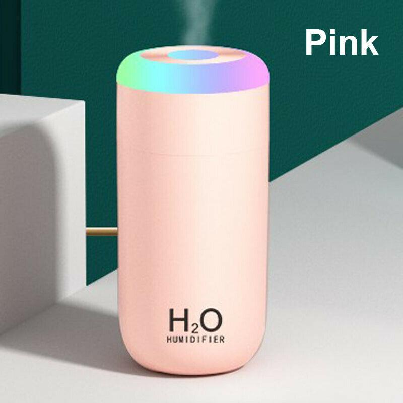 USB 350ML Đèn LED Mini Máy Phun Sương Tạo Độ Ẩm Không Khí Tinh Dầu Hương Thơm Khuếch Tán Cho Nhà Văn Phòng