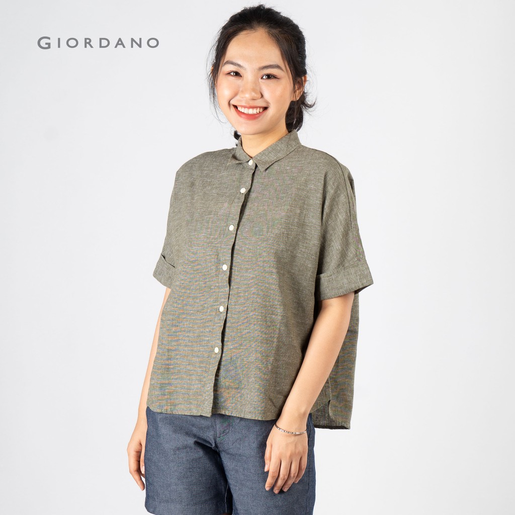 Áo Sơ Mi Nữ Linen Giordano 05340007