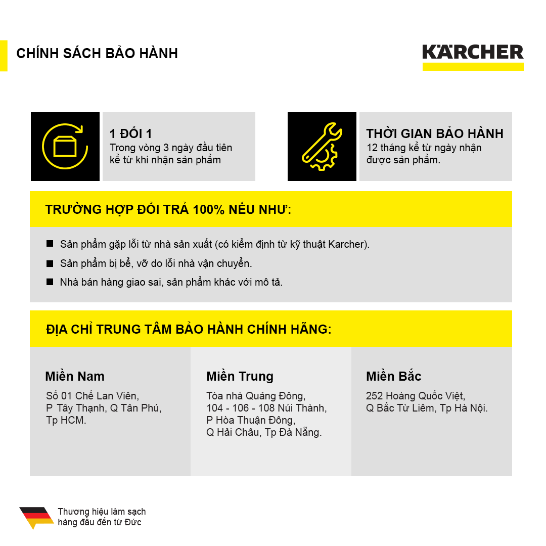 Máy Làm Sạch Bằng Hơi Nước Karcher SC3 Easyfix