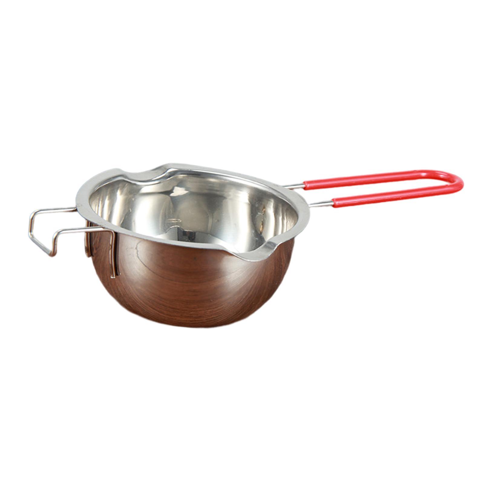 Melting Boiling Pot Double Spout Butter Melting Pot for Outdoor Home Cooking
