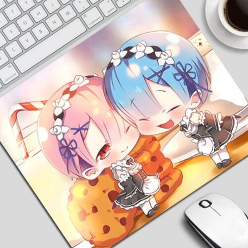 Miếng di chuột in hình RE:ZERO Bắt Đầu Lại Ở Thế Giới Khác miếng kê chuột miếng lót chuột game anime chibi tiện lợi xinh xắn MẪU 3