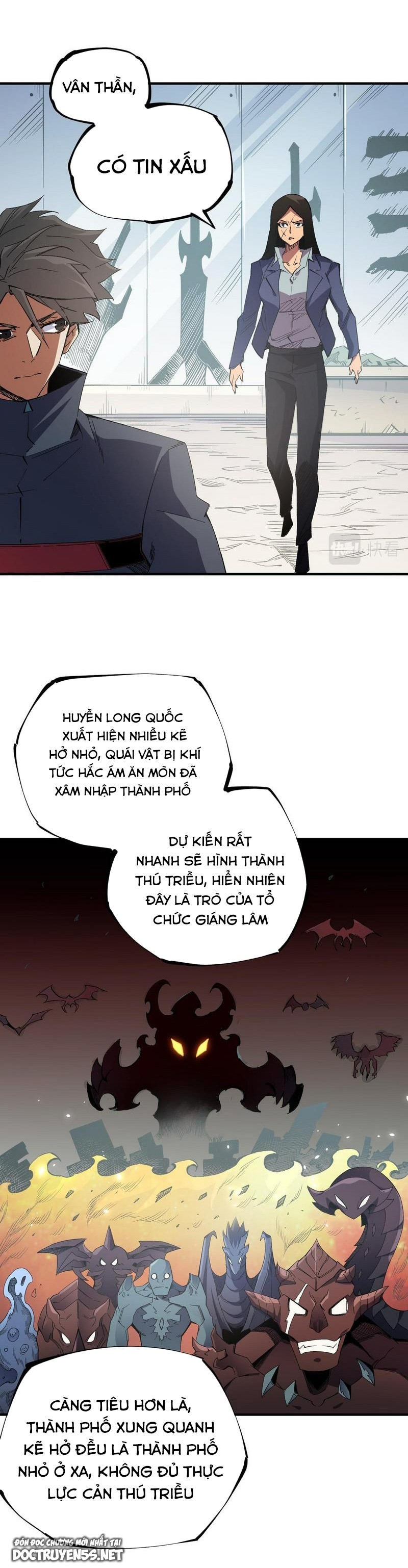 toàn dân chuyển chức: không có chức ta kết thúc thần minh chapter 46 9