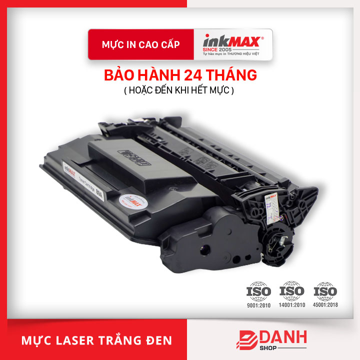 Hộp mực 89A-inkMAX Hàng chính hãng - Sử dụng cho HP Laser M507X/M507D / MFP M528DN / MFP M528DN (Không chip)