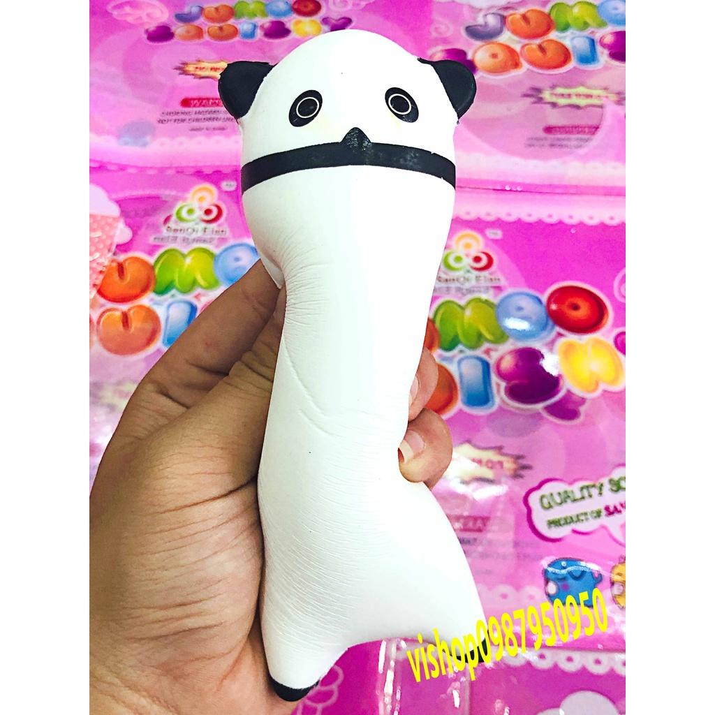 Squishy Lớn JUMBO Hình thú mệt nằm bẹp dí gấu panda trắng Đồ Chơi Xốp Giảm Stress Hình mềm mịn dễ Thương đàn hồi Cho Bé