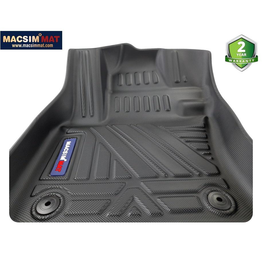 Thảm lót sàn xe ô tô Volvo XC40 2020 Nhãn hiệu Macsim chất liệu nhựa TPV cao cấp màu đen