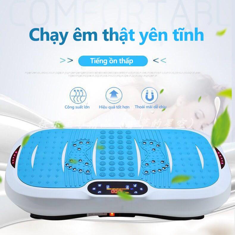 Máy tập gym có bluetooth đa năng máy tập rung giảm eo thon gọn âm thanh lập thể phát nhạc nhiều mức độ rung