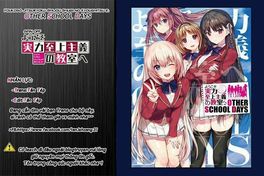 chào mừng đến với lớp học thượng đẳng: other school days chapter 2 1