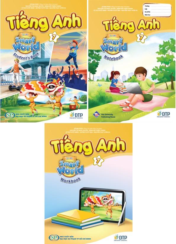 Tiếng Anh 7 i-Learn Smart World trọn bộ (Sách học sinh, Sách bài tập, Vở ghi chép)