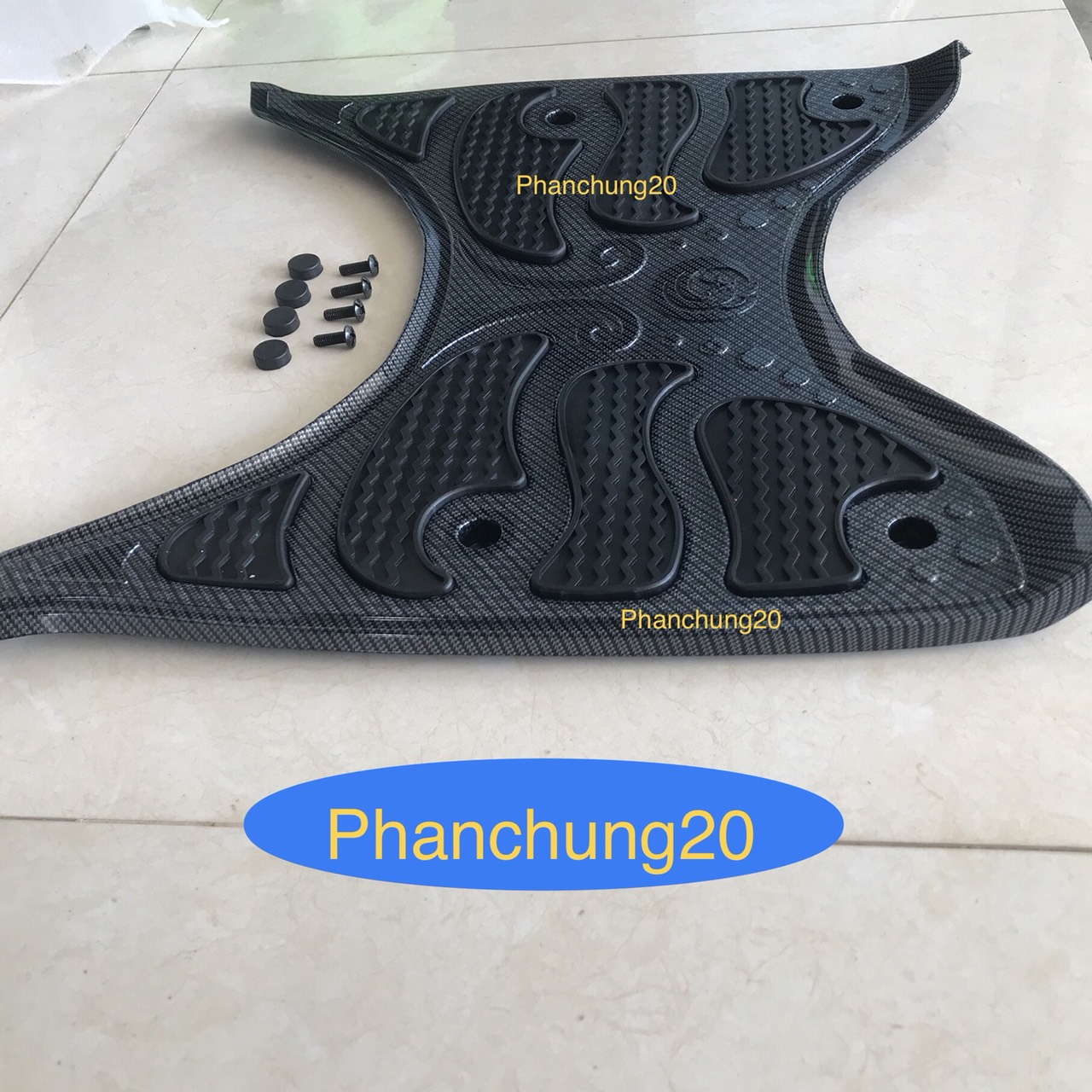 THẢM ĐỂ CHÂN DÙNG CHO ĐỜI XE LEAD 2022 2023 2024 CACBON