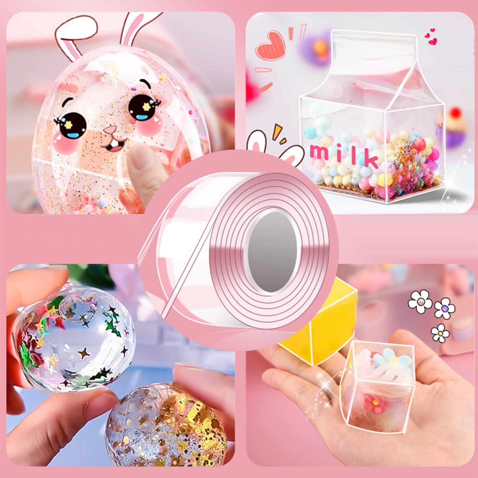 Blow Bubbles Double Sided Tape for Home Bathroom Decoration Kids Adults
