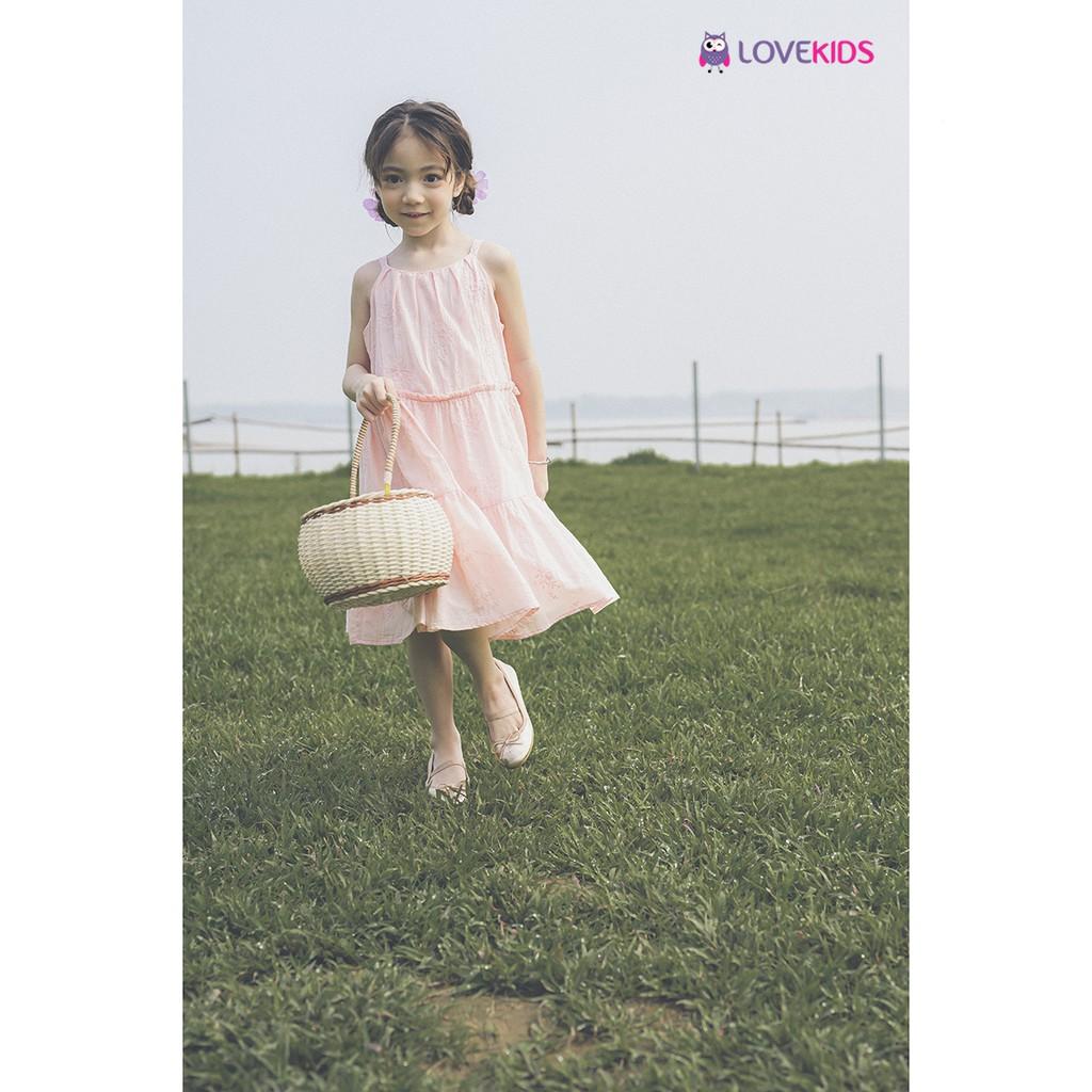 Váy hai dây cổ yếm dáng xoè GMG21DR01301 - Lovekids