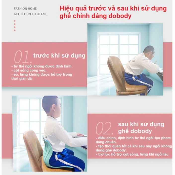 Ghế chỉnh dáng ngồi đúng tư thế chống gù, chống vẹo cột sống chống mỏi lưng, ghế tựa chỉnh dáng tiện ích sang trọng