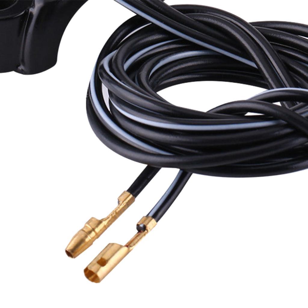 3x Black Motorcycle CNC Engine Stop Start Kill Switch for