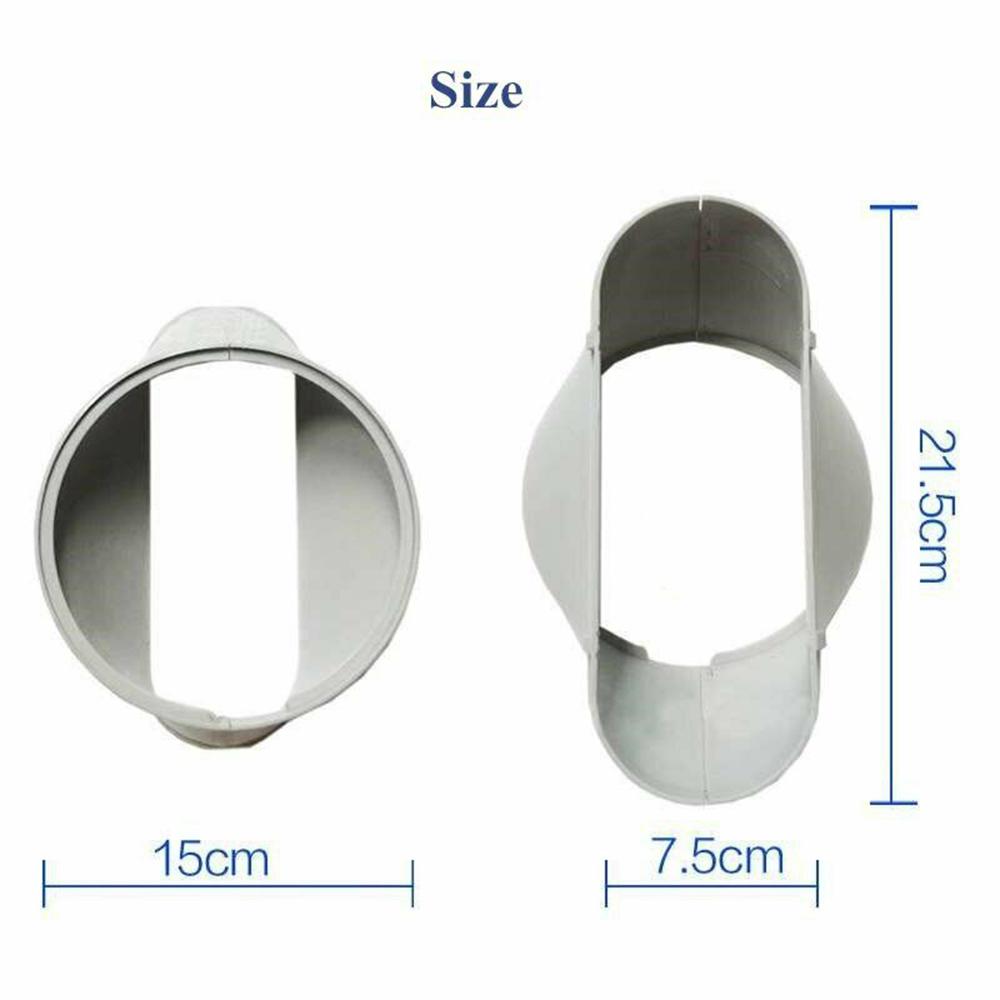Ống xả thông hơi 150mm Bộ kết nối cửa sổ cho ống điều hòa không khí