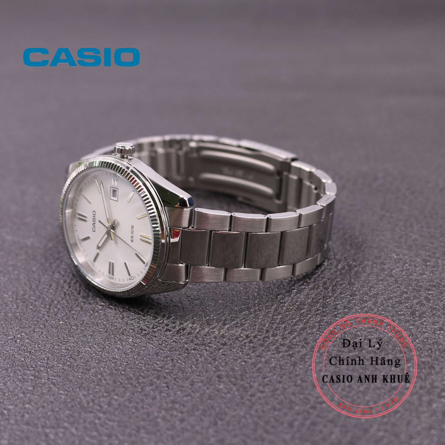 Đồng hồ Casio nam dây thép MTP-1302D-7A1VDF