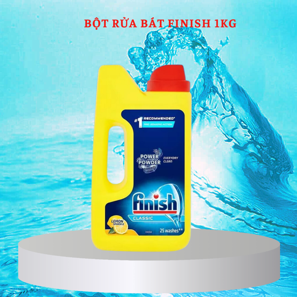 Combo Bột rửa bát finish 2.2kg+Muối rửa chén finish 1.2kg+nước bóng 800ml