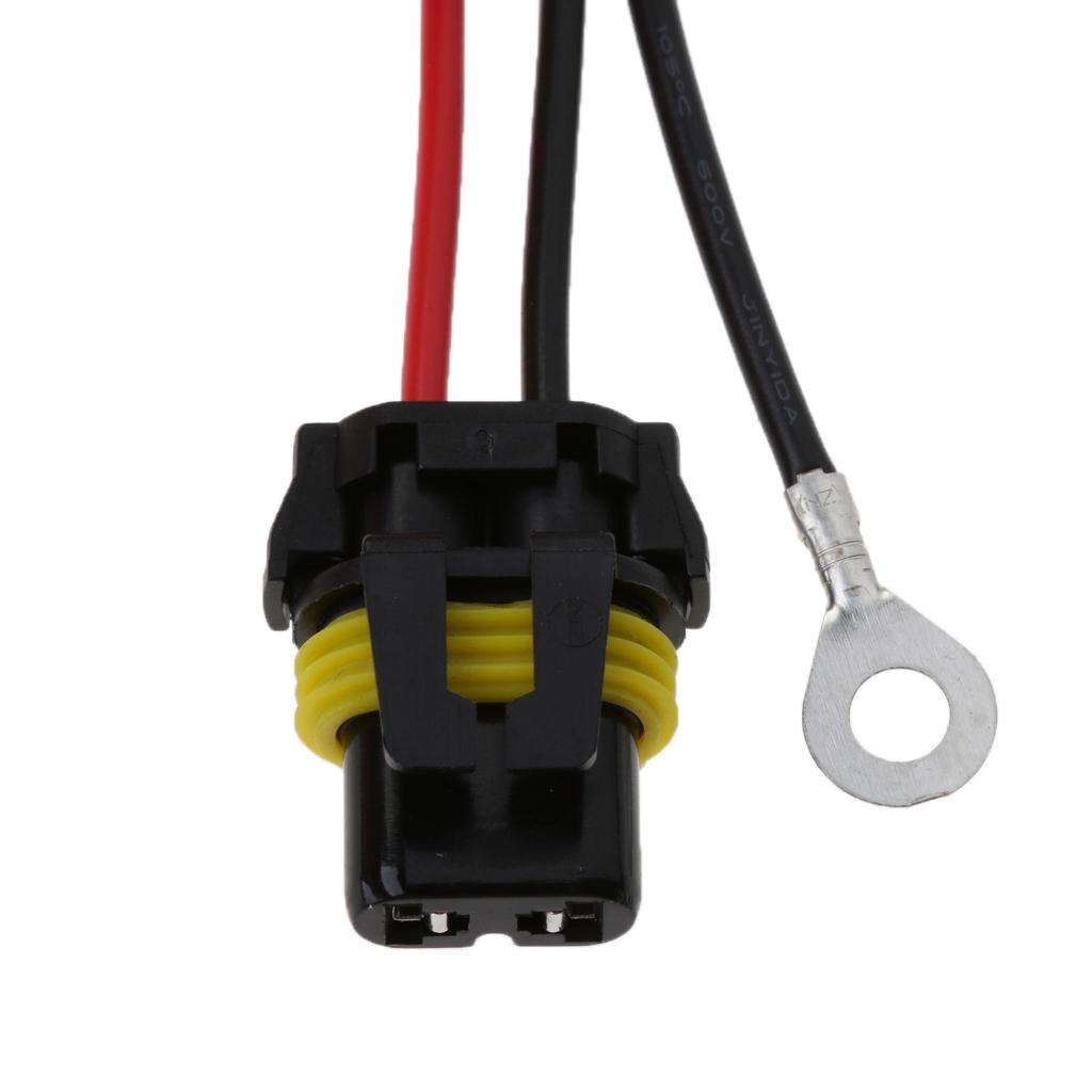 Headlight Relay Wiring Harness System Socket Plug Circuit Connection