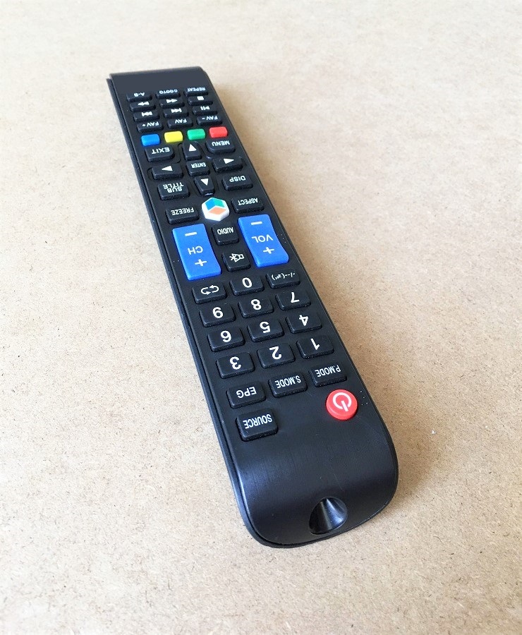 Remote Điều Khiển Dành Cho Smart TV, Internet Tivi, Ti Vi Thông Minh ASANZO (Kèm pin AAA Maxell)