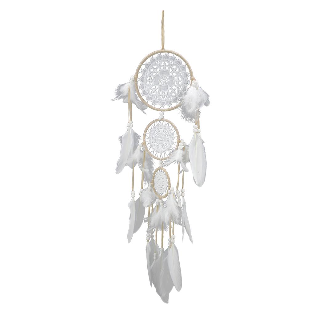Handmade Dream Catcher w/ Lace Dream Catcher Feathers Catching Monternet