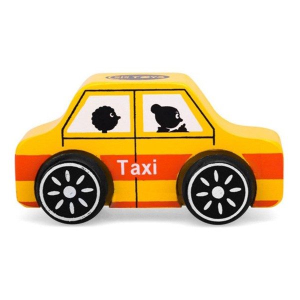 Mô hình gỗ xe cảnh sát, Xe cấp cứu, xe ô tô, xe cứu hỏa, xe taxi. Đồ chơi gỗ winwintoys