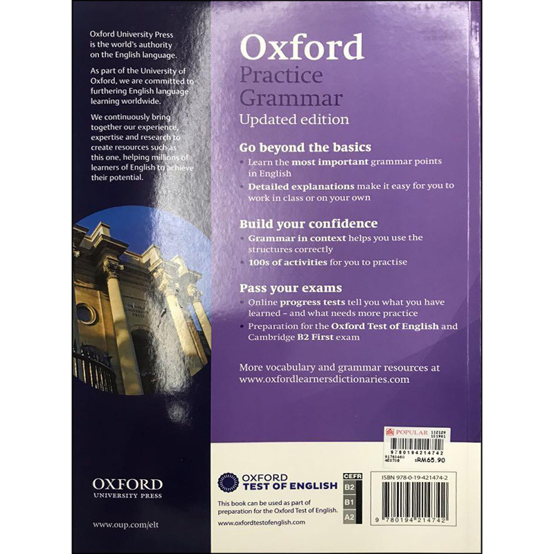 Oxford Practice Grammar : Intermediate with Answer Key (Updated Edition)