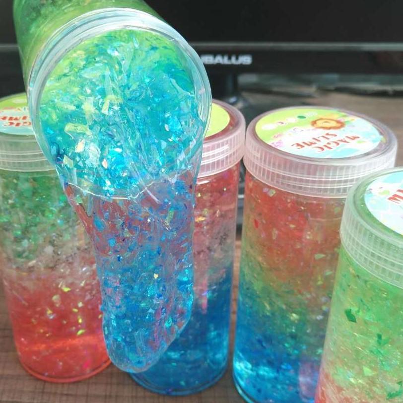 Đồ chơi Slime Bình Kim Tuyến hộp to họa tiết đẹp ấn tượng