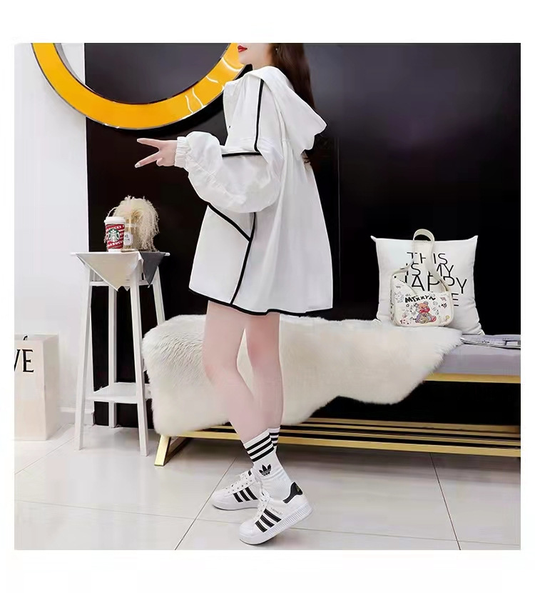 Áo Khoác Nữ Vải Mỏng Mặc Mát Phong Cách Hàn Quốc Ulzzang Áo Khoác Nữ Mũ Rộng Aokhoac-Jess9