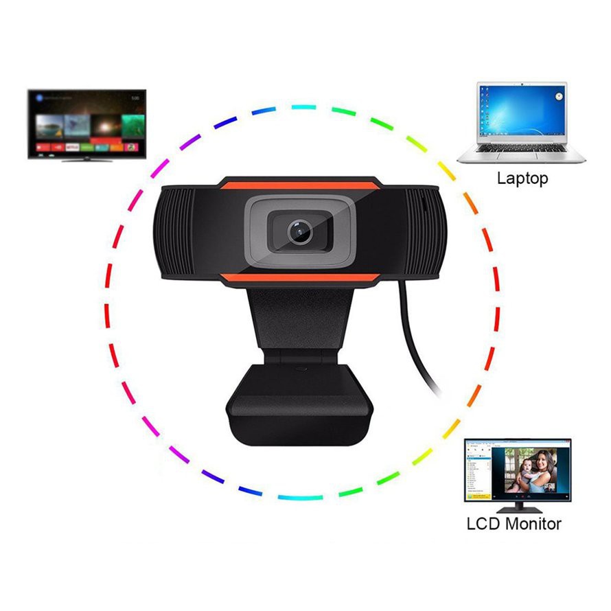 Webcam có mic chuyên dùng cho học online, phù hợp với học sinh, sinh viên, văn phòng, phân giải HD720p dành cho PC