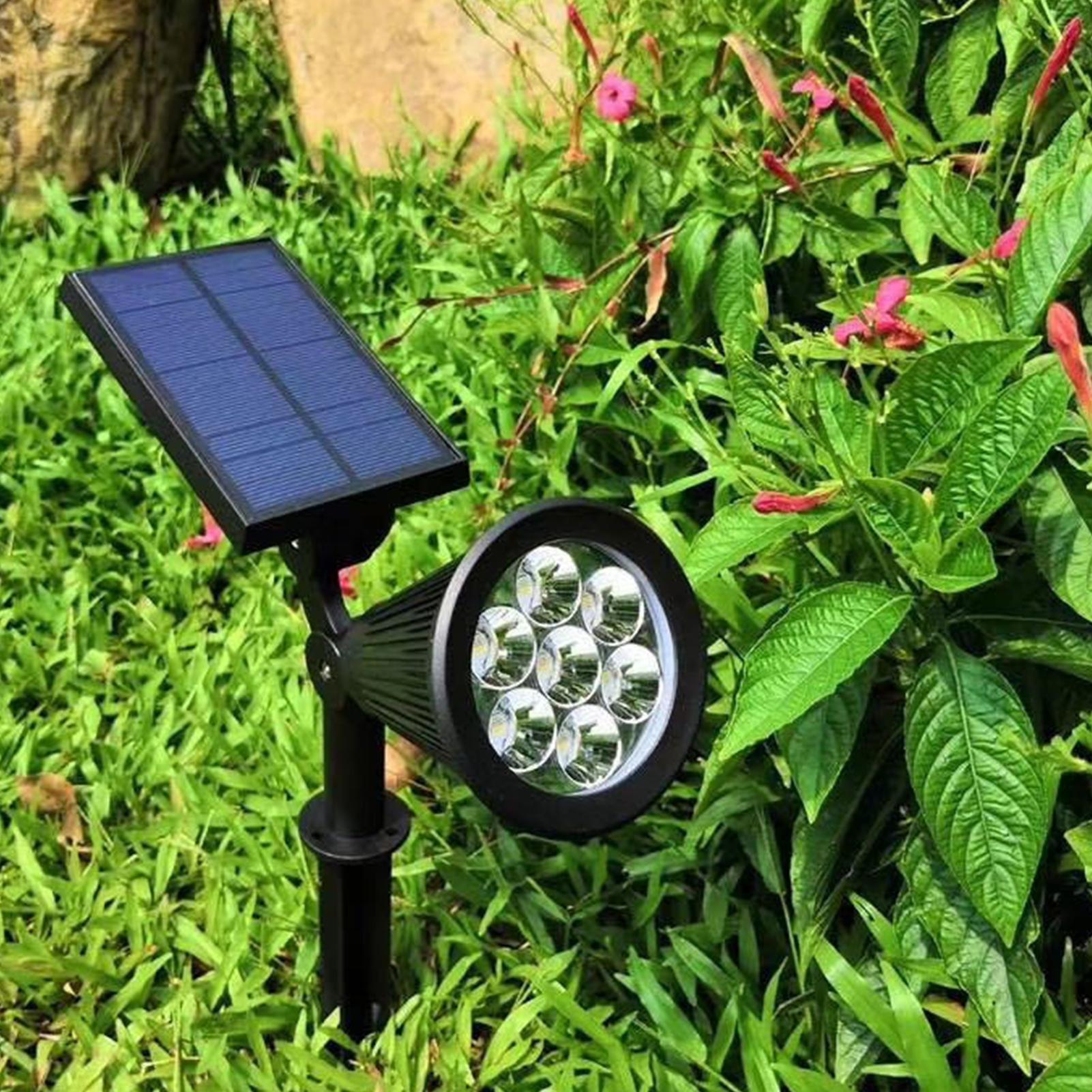 Đèn năng lượng mặt trời IP65 ngoài trời Chống thấm nước cho sân vườn