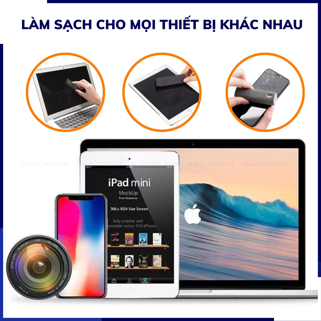 bình xịt vệ sinh màn hình điện thoại laptop đa chức năng nano hitech chống bám bẩn phụ kiện huỳnh tân store