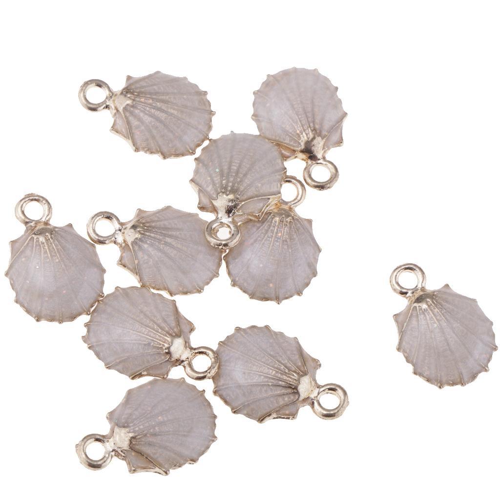 10 Pieces Alloy Charms Pendants for Jewelry Making Crafting