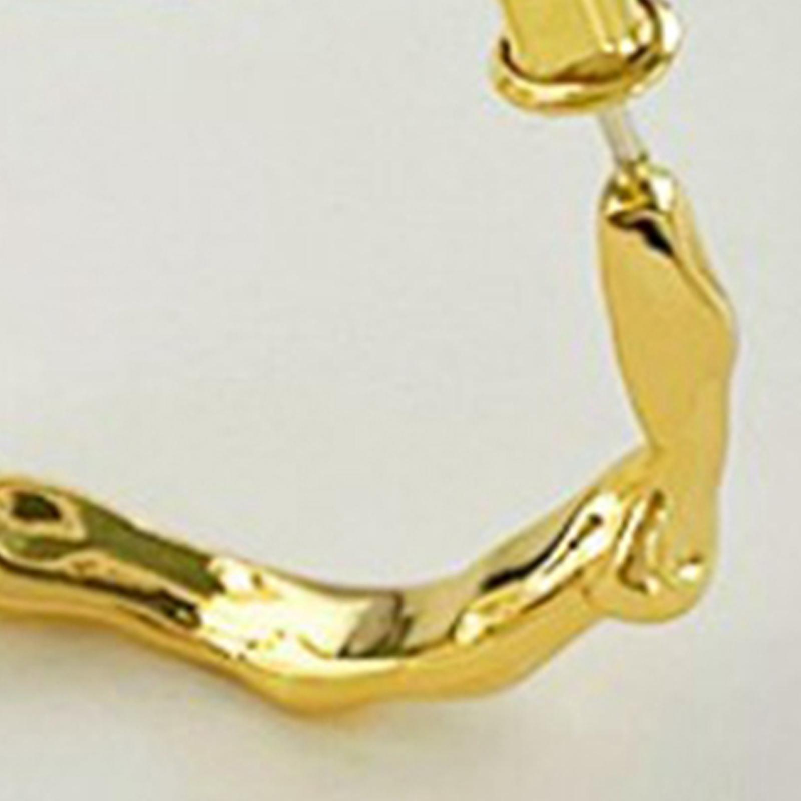 2x Earrings Irregular Beautiful Simple unique Jewelry Women